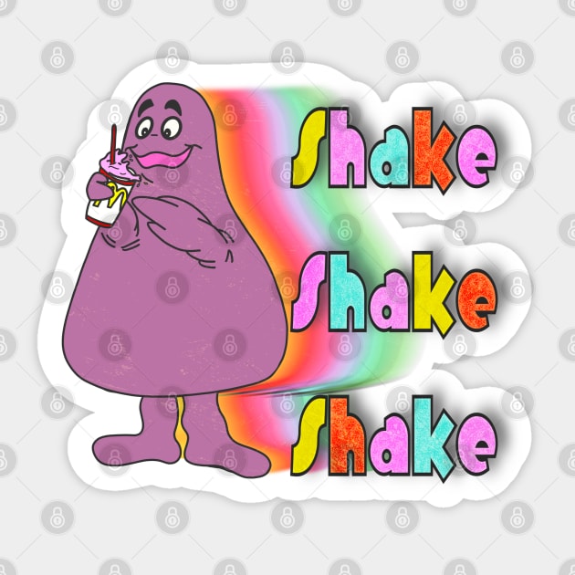 Shake It Sticker by VultureVomitInc